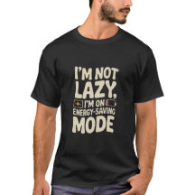 エナジーセービングモード 楽しいTシャツ