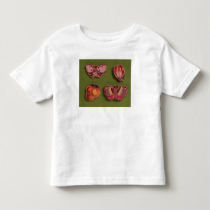 エナメルを塗られる4および宝石箱、蝶 トドラーTシャツ