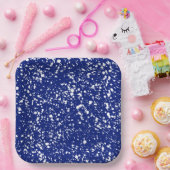 エナメルウェア（ばちゃばちゃ）跳ねるキャンププレート ペーパープレート (パーティー)