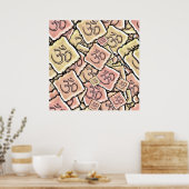 エナメルタイルOm (オウム) ポスター (キッチン)