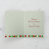 エナメルチャームクリスマスグリーティングカード シーズンカード (内部)