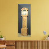 エナメル付きロングケー絵画ス時計 キャンバスプリント (インサイチュ (リビング))