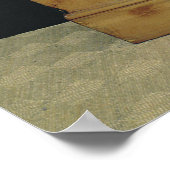 エナメル付きロングケー絵画ス時計 ポスター (角)