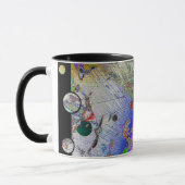 エナメル日が差すことおもしろい枠 マグカップ (左)