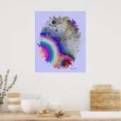 エナメル日が差すこと楕円フレーム，アートシグネチャー ポスター (キッチン)