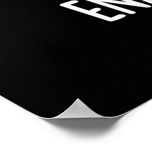 エナメル活動家おもしろい歯牙プンダークBG ポスター (角)