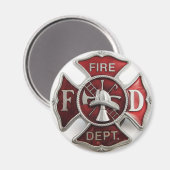 エナメル消防署 マグネット (正面/裏面)