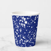 エナメル焼き（ばちゃばちゃ）跳ねるキャンピングカップ 紙コップ (正面)