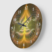 エナメル真鍮トレイ ラージ壁時計 (傾斜)