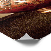 エナメル装飾が施されたモスクのランプ ポスター (角)