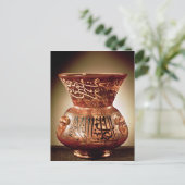 エナメル装飾が施されたモスクのランプ ポストカード (スタンド正面)