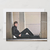 エナモダンルツ写真卒業招待状 招待状 (裏面)