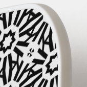 エニグマブラックホワイト ピックルボールラケット (左詳細)