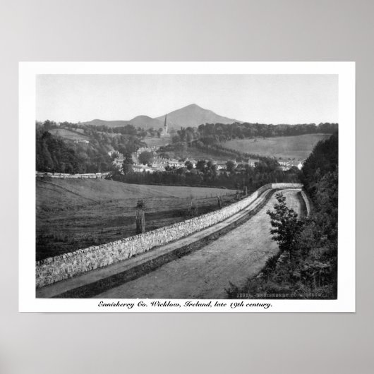 エニスケリー株式会社ウィクロー・アイルランド、19世紀 ポスター (正面)