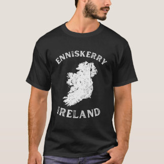エニスケリー ウィクロウ アイルランド マップ ゲール語 ハーリング Tシャツ