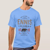 エニス アラスカ タウン オーバーサイズ Tシャツ (正面)