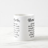 エニーミーニーマイニーMoおもしろマグカップまたはタンブラー コーヒーマグカップ (中央)