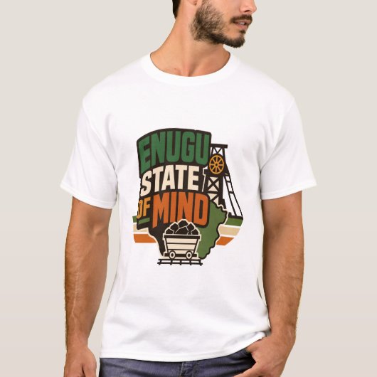エヌグ州を誇りに思う - イグボ州の誇りTシャツ Tシャツ (正面)