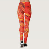 エネルよくはしゃぐギーと情熱オリジナル抽象芸術アート レギンス (裏面)