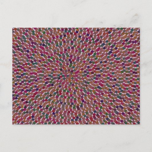 エネルエレガントギーのテクスチャGOODLUCKおもしろいを作成 ポストカード (正面)