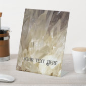 エネルエレガントギー線澄ん石英 台座サイン (インサイチュ)