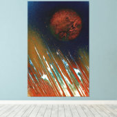 エネルギはっきりしたー光の惑星 キャンバスプリント (インサイチュ (ウッドフロア))