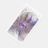 エネルギッシュでカラフルな抽象的フラクタルアートの花 (コーナー)