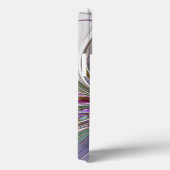 エネルギッシュでカラフルな抽象的フラクタルアートの花 Case-Mate iPhoneケース (裏面 / 右)