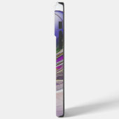 エネルギッシュでカラフルな抽象的フラクタルアートの花 Case-Mate iPhoneケース (裏面 / 左)