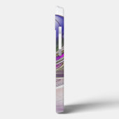 エネルギッシュでカラフルな抽象的フラクタルアートの花 Case-Mate iPhoneケース (裏面 / 左)