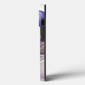 エネルギッシュでカラフルな抽象的フラクタルアートの花 Case-Mate iPhoneケース (裏面 / 左)