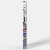 エネルギッシュでカラフルな抽象的フラクタルアートフラワー Case-Mate iPhoneケース (裏面 / 右)