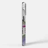 エネルギッシュでカラフルな抽象的フラクタルアートフラワー Case-Mate iPhoneケース (裏面 / 右)