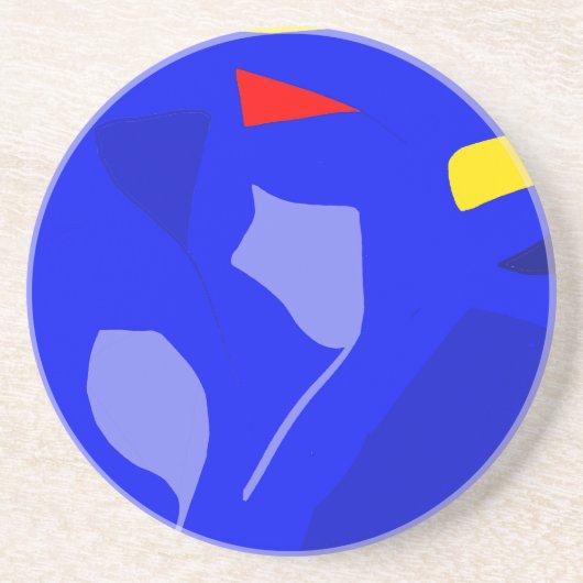 エネルギッシュなイメージサンドストーンコースター コースター (正面)