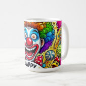 エネルギッシュなエイプリルフールズデイカード コーヒーマグカップ (正面右)