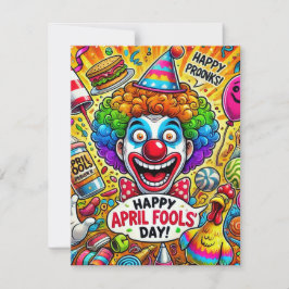 エネルギッシュなエイプリルフールズデイカード シーズンカード