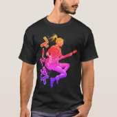 エネルギッシュなベースライン Tシャツ (正面)
