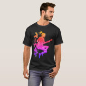 エネルギッシュなベースライン Tシャツ (正面フル)