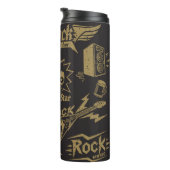 エネルギッシュなロック音楽のエッセンス タンブラー (回転右)