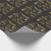 エネルギッシュなロック音楽のエッセンス ラッピングペーパー (角)