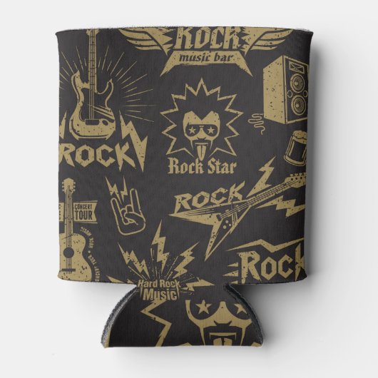 エネルギッシュなロック音楽のエッセンス 缶クーラー (正面)
