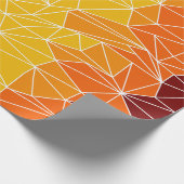 エネルギッシュな幾何学的パターンのラップ紙 ラッピングペーパー (角)