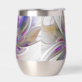 エネルギッシュカラフルな抽象芸術フラクタル芸術花 (左面)