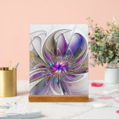 エネルギッシュカラフルな抽象芸術フラクタル芸術花 アクリルサイン (ウェディング)
