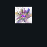 エネルギッシュカラフルな抽象芸術フラクタル芸術花 キャンバスプリント<br><div class="desc">色数々のの強力なファンタジーの花、フローラユニークフラクタルアート。キャンバスのプリントのためのデザイン。</div>