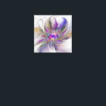 エネルギッシュカラフルな抽象芸術フラクタル芸術花 キャンバスプリント<br><div class="desc">色数々のの強力なファンタジーの花、フローラユニークフラクタルアート。キャンバスのプリントのためのデザイン。</div>