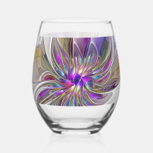 エネルギッシュカラフルな抽象芸術フラクタル芸術花