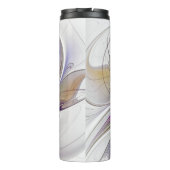 エネルギッシュカラフルな抽象芸術フラクタル芸術花 タンブラー (裏面)