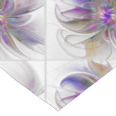 エネルギッシュカラフルな抽象芸術フラクタル芸術花 テーブルクロス (アングル)