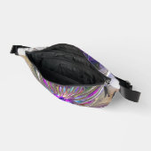 エネルギッシュカラフルな抽象芸術フラクタル芸術花 ファニーパック (見開き)